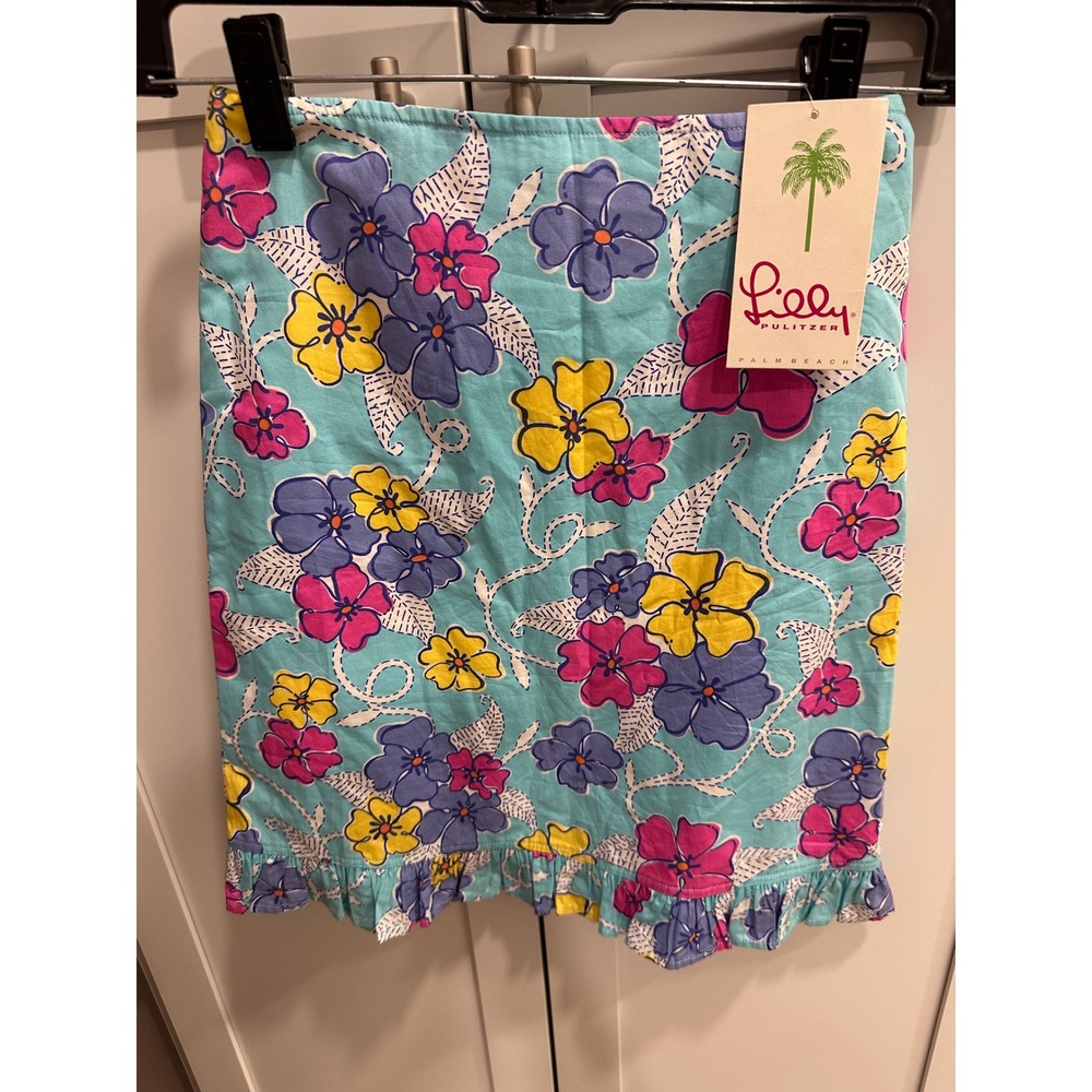 Vintageilly Pulitzer Naomi Kids Skirt Size 10 Polkadot Pony Older Hang Tag/Midi